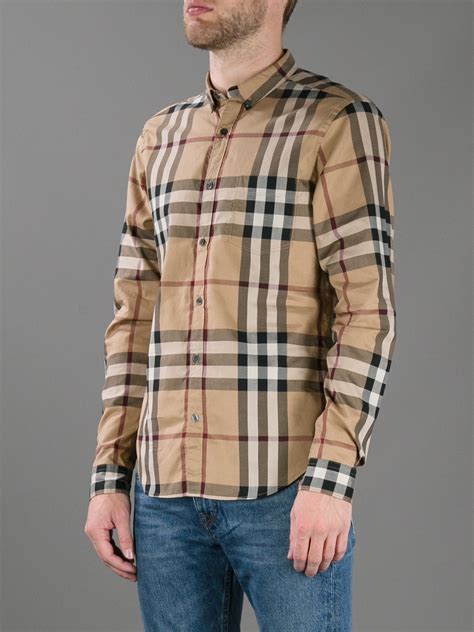 camisa burberry brit hombre|Men’s Designer Shirts .